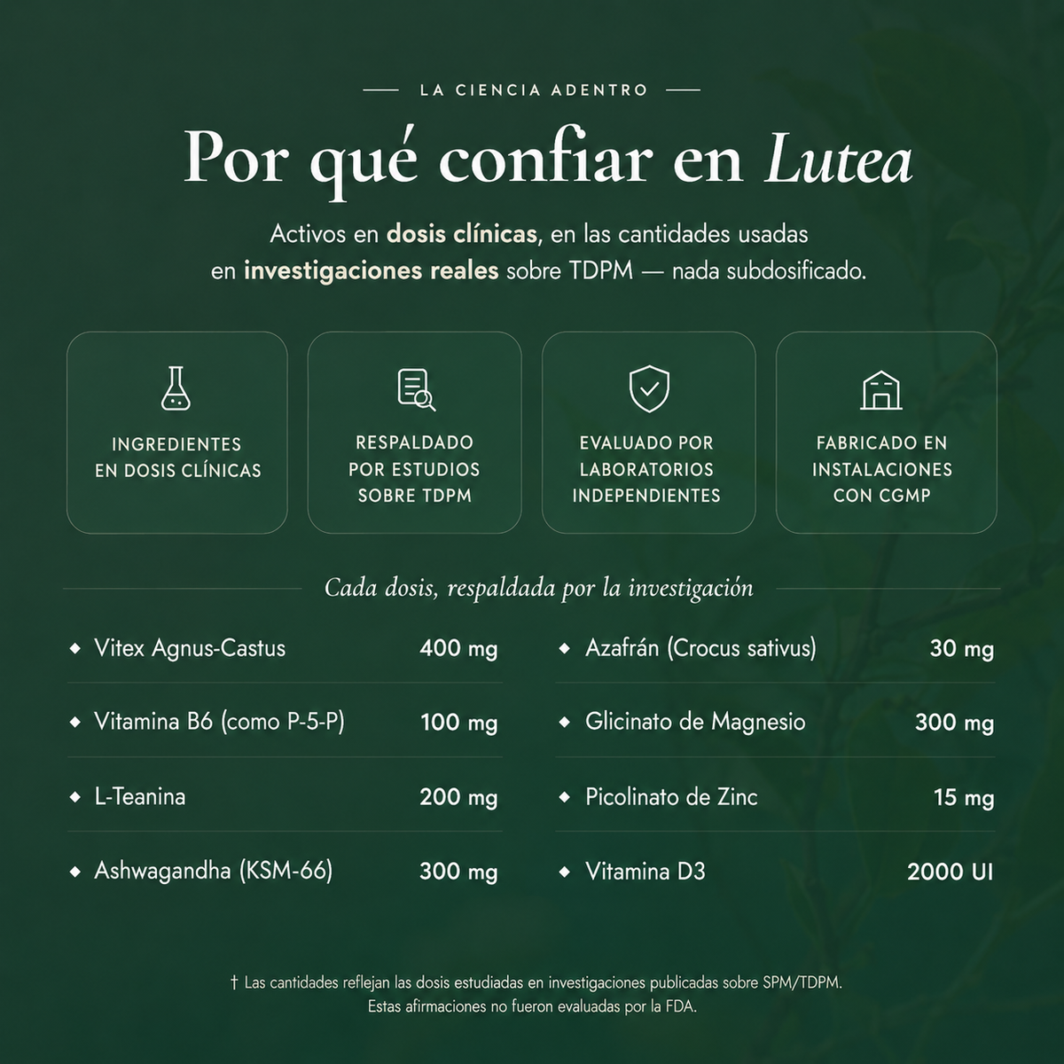 Lutea- Aquí comienza tu segunda mitad en calma- 2 Frascos