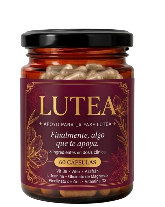 Todo lo que exige la fase lútea — en una sola cápsula