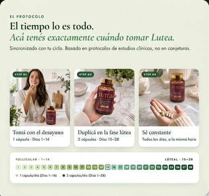 Lutea- Aquí comienza tu segunda mitad en calma- 2 Frascos