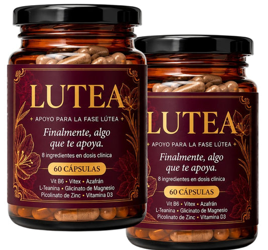 Lutea- Aquí comienza tu segunda mitad en calma- 2 Frascos