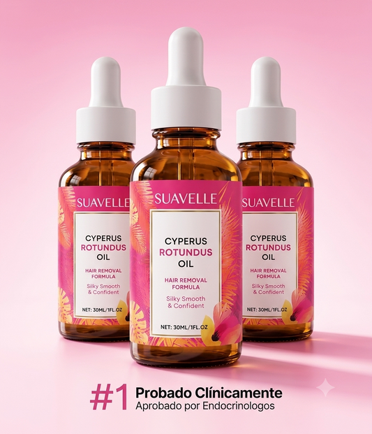 Suavelle | Sérum Botánico Reductor de Vello — Pack x3 (3 x 30 ml)